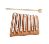 Yechiry Carillon Energetico a 7 Toni Carillon Manuale di Alta qualità con Martello per lo Sviluppo Musicale dei Bambini Gestione della aggio e Metallo 6,6x5,9x5,1 Pollici