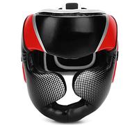 Yechiry Casco da Boxe, Casco di Protezione per le Orecchie in PU, Copricapo da Allenamento Addensato per Palestra di Boxe Muay Thai, Ideale per Adulti Unisex