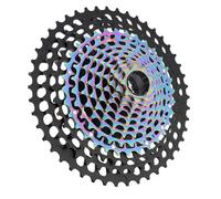 Yechiry Cassetta a Volo da Spicco a 12 velocità per Mountain Bike, in Lega di Alluminio CNC Hollow Gear, Cassetta per Biciclette da 9-46t per di Marcia Liscia e Noisless per XD FreeHub (#1)