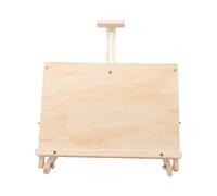 Yechiry Cavalletto da Tavolo in Legno di Faggio, Supporto da Disegno Pieghevole Portatile Regolabile con Angolo di 0-80 Gradi con Base Antiscivolo per Schizzi Libri, Tablet, Riviste,