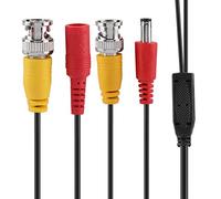 Yechiry Cavo di Prolunga CCTV BNC DC di Alta qualità Cavo Coassiale Video Resistente Agli Agenti Atmosferici per TV Monitor LCD Box 15 M (5M)