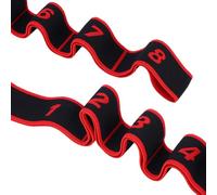 Yechiry Cintura di Stretching Elastica per Danza Latina con Fascia di Resistenza per Allenamento per la flessibilità del Corpo e L'equilibrio, Adatta per Yoga, Pilates, Ginnastica, Allenamento (rosso)