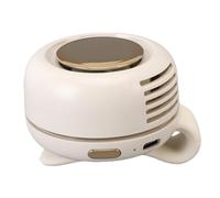 Yechiry Clamp/Holder da Ventola Senza Lama Mini Silenziosa Portatile, Ventola in Vita Sospesa a 3 velocità USB, Accessori da Viaggio per Esterno, Viaggio, Ufficio (WHITE)
