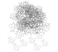 Yechiry Clamp/Holder di Carta da Api da 80 Pcs, Clamp/Holder di Segnalibri di Ferro a Forma di Ape carine. (SILVER)
