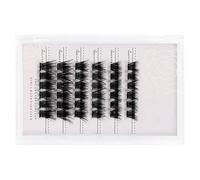 Yechiry Cluster di Ciglia False Autoadesive, 30 Cluster 10/12/14 Mm con Pinzette, Guardando Estensioni Ciglia per Donne, Colla Necessaria, Usura Duratura, Finte per Look Completo (MF10-11)