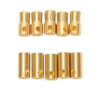 Yechiry Connettori Maschio Femmina 6,5mm, Rame Design Durevole, per | Collegamento affidabile, ideale per veicoli RC, installazione semplice, 10 paia incluse