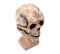 Yechiry Copertura per Cranio in Lattice Realistico per Feste in Costume | La Mascella in Movimento Imita il Discorso, Costruzione Flessibile in Lattice, Traspirante e , Maschera a Testa Intera