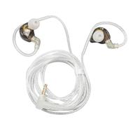 Yechiry Cuffie Auricolari Cablate, Driver Ibrido 1DD 4BA, Hi-Fi, Auricolari Staccabili Placcati in Argento da 0,75 MM, Cavo a 2 Pin, Niente Più Affaticamento Dopo un Uso Prolungato.