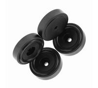 Yechiry Cuscinetti Isolanti per Altoparlanti, Piedini Isolanti per Altoparlanti 4 Pezzi 40 * 10mm, Cuscinetto Amplificatore in Lega di Alluminio con Sabbiatura Anodizzata, Ideale per Subwoofer,