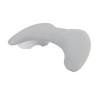 Yechiry Cuscino per Braccioli per Nail Art in Pelle PU Ad Alta Resilienza Design a Forma di U per Uso in Salone di Bellezza 40 X 10,5 Cm 1 unità (GRAY)