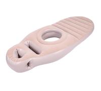 Yechiry Cuscino per il Corpo Pieno con Buco della Pancia, Supporto per Sonno Gonfiabile in PVC Cuscino di maternità Leggero per Dormire per Dormire, Galleggiare in Piscina, Yoga (GRAY)
