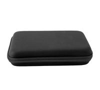 Yechiry Custodia da Trasporto per Console di Gioco Portatile con Protezione Rigida per il Nuovo 3DS XL, Tasca Interna per 8 Slot di Gioco per Viaggi, Ideale per gli Appassionati di Giochi (BLACK)
