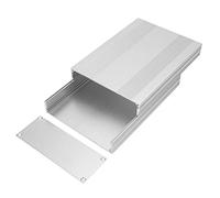 Yechiry Custodia in Alluminio, Scatola di Raffreddamento per Strumenti PCB, Custodia per Progetti Elettronici 54x145x200 Mm con Superficie Sabbiata e Scanalature Integrate, Ideale per Prodotti