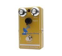 Yechiry Delay Guitar Pedal, Postato di Ritardo dell'ibrido Digitale Analogico con Vero Bypass Echo Decay Control Time 120ms Gold Aluminium Letre Casing, Ideale per la Chitarra Elettrica