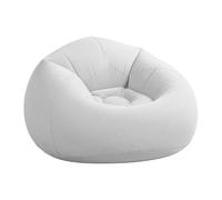 Yechiry Divano Gonfiabile, Poltrona a Sacco in Pvc Floccato con Design Ergonomico, Supporto per la Curva Della Schiena, Mobili Gonfiabili Portatili, per Soggiorno, Ufficio, Esterni (grigio chiaro)