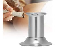 Yechiry Estintore per Moxibustione Rullo Durevole in Acciaio Inossidabile per Bruciare Bastoncini di Moxa, Previene la Caduta di Cenere per Camere Bianche, Dimensioni 1,2" per Uso Domestico (4 cm)