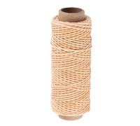 Yechiry Filo di Cucito Cerato per Mestiere in Pelle, Filo Cerato Piatto di Larghezza 1 Mm, Forte Resistente per la Riparazione delle Scarpe in Pelle, Artigianato per Cuciture a Mano, Alimentazione