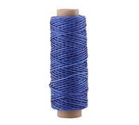 Yechiry Filo di Cucito Cerato per Mestiere in Pelle, Filo Cerato Piatto di Larghezza 1 Mm, Forte Resistente per la Riparazione delle Scarpe in Pelle, Artigianato per Cuciture a Mano, Alimentazione