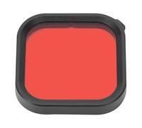 Yechiry Filtro per Obiettivo Subacqueo Compatibile con 8, Custodia Impermeabile in ABS Ad Alta Durezza con Correzione del Colore Fotografia Subacquea Ottimale (rosso)