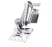 Yechiry Foote per Presser Arrotolato, Accessorio per Macchine per Cucitura del Nastro Bias con Scanalatura della Guida del Piede Presser, Garantisce l'allineamento per la Macchina da Cucire a