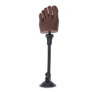 Yechiry Formazione di Allenamento per le Unghie in Silicone, Lieve Flessibile Flessibile Morbido Silicone Pratico Modello di Piede Finto con Supporto, Strumento di Manicure a Mezzo Piede per (Piede
