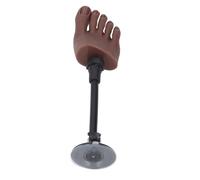 Yechiry Formazione di Allenamento per le Unghie in Silicone, Lieve Flessibile Flessibile Morbido Silicone Pratico Modello di Piede Finto con Supporto, Strumento di Manicure a Mezzo Piede per (Piede
