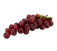 Yechiry Frutta Artificiale di Simulazione del PVC di Plastica della Schiuma Dell'uva Artificiale per L'esposizione del Gabinetto e la Ripresa Dell'oggetto di Scena 17 Cm