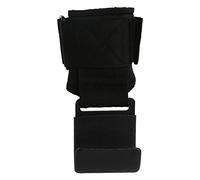 Yechiry Ganci per Sollevamento Pesi, Cinghie da Polso per Sollevamento Pesanti, Supporto per Polso Regolabile con Gancio in Acciaio per Allenamento in Palestra, Pesi e Trazioni (BLACK)