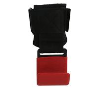 Yechiry Ganci per Sollevamento Pesi, Cinghie da Polso per Sollevamento Pesanti, Supporto per Polso Regolabile con Gancio in Acciaio per Allenamento in Palestra, Pesi e Trazioni (rosso)