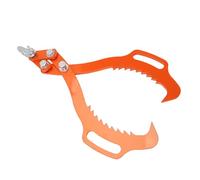 Yechiry Gancio per Artiglio di Sollevamento, Pinza per Tronchi in Acciaio Legato, Pinza per Legname con Artigli Seghettati con Meccanismo Antiscivolo, Portatile Leggero 41 Cm 3352 G, Ideale per