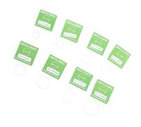 Yechiry Guarnizione DELL'ACCOLO Plastica O Anello, Kit di Sostituzione da 49 Pc per Manutenzione e Riparazione con Guarnizione del Coperchio Dell'orologio (WHITE)