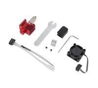 Yechiry Hot End in Acciaio Temprato Completamente Assemblato, Compatibile con Lab P1 P1S, Include Ventola di Raffreddamento Termistore Riscaldatore Ceramico Blocco Riscaldante Ugello da 0,4 Mm, con