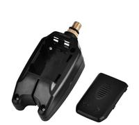 Yechiry Indicatore di Morso con Allarme da Pesca Illuminato con sensibilità Regolabile, Ideale per Gli Appassionati di Pesca, 11,5x5x4 Cm, in Metallo e Plastica (Black)