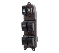 Yechiry Interruttore Alzacristallo Elettrico Principale, Interruttore Finestrino Lato Conducente, 84820-12491 a 14 Pin Marrone Nero, Compatibile con 1.8L 2003-2008