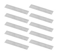 Yechiry Kit Guarnizioni Valvola Pompa Piastra Valvola Compressore Aria 10 Pezzi, Ghisa Rettangolare, Ideale per Cilindro 51 Mm con Materiale Termico