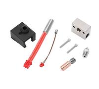 Yechiry Kit Hotend Bimetallico per Stampante 3D per Ender 3 S1 / S1 Pro, Aggiornamento Estrusore Ad Alta Temperatura 300C, Blocco Riscaldatore Ugello 0,4 Mm Calza in Silicone 24 V 40 W
