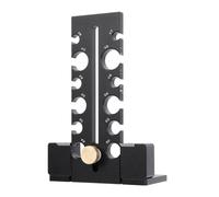 Yechiry Kit Jig di Dowel Maker, Taglierina a Bordo Rotonda Regolabile 7 a 18 Mm con 12 Fori, Lame in Lega di Alluminio per Mobili in Legno