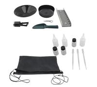 Yechiry Kit per la Panoramica Dell'oro Set di Recupero Portatile in Lega di | Lega di Alluminio, Ruscelli All'aperto, Sponde del Fiume, Schermo Graduato, Muschio Minerario, Borsa di Stoccaggio, Scatola