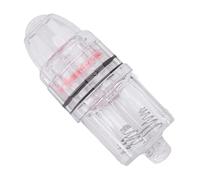 Yechiry Lampada da Pesca a Caduta Profonda, Luce LED in Plastica Trasparente Resistente per la Pesca Subacquea, Alimentata da 2 Batterie AA, Ideale per la D' e d'Acqua Dolce (Rosso)