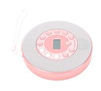 Yechiry Lettore CD Portatile, Lettore CD Ricaricabile con Altoparlante e Bluetooth, Batteria da 2000 MAh, Anti Salto, Registrazione USB, AUX 3,5 Mm per Viaggi in Auto a Casa (PINK)
