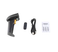 Yechiry Lettore di Codici a Barre Portatile Wireless 2.4G, Lettore di Codici a Barre con Cavo USB, Scansione di 1D Rapida e Accurata, Portata 30M, per la Logistica delle Biblioteche di Magazzini dei