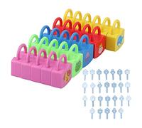 Yechiry Lucchetti per L'apprendimento Set di Giocattoli con Alfabeto per Bambini Giocattoli Educativi per Il Conteggio Stimolano Le abilità Pratiche per Bambini 3 Anni più Plastica 36 Pezzi (Sblocco