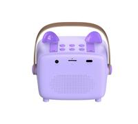 Yechiry Macchina per Karaoke per Bambini Adulti, Altoparlante Bluetooth Portatile con 2 Microfoni Wireless e Luci Colorate, Mini Macchina per Karaoke, Regali per Ragazze e Ragazzi di Compleanno