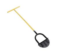 Yechiry MANUALE PROPLE EDGER, Pala Al Bordo della Mezza Luna 96 Cm a Palo, Gradini a Manico T e Lama Seghettata in Acciaio Al Carbonio per Giardinaggio, Trincee Agricole