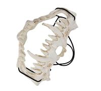 Yechiry Maschera Teschio in Lattice Dente di Tigre Maschera Spaventosa Impermeabile Durevole per il Teatro Cosplay del Festival di Halloween