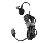 Yechiry Microfono Lavalier USB C, Microfono Plug & Play con Riduzione del Rumore, Pickup Super Cardioide per Live, Karaoke e Registrazione, Design Compatto e Portatile