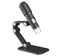 Yechiry Microscopio Digitale Portatile WiFi, Lente d'ingrandimento 50X-1600X con 8 Luci LED Regolabili per Esperimenti Scientifici, Fotocamera da 2 MP