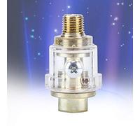 Yechiry Mini Oliatore in da 1/4" BSP per Utensili Pneumatici e Compressori D'aria, Corpo Trasparente Ad Alto Impatto, Lubrificazione Automatica per un Funzionamento più Fluido