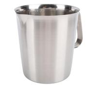 Yechiry Misurino in Acciaio Inossidabile con Indici di Scala e Beccuccio per Versare Facilmente per gli Amanti del caffè 500 Ml (1000ml)