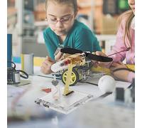 Yechiry Modello di Motore Stirling Ad Aria Calda per Aereo, di Aereo Esperimento Scientifico Insegnamento della Fisica Costruisci il Tuo Motore Stirling, Ideale per l'educazione Scientifica